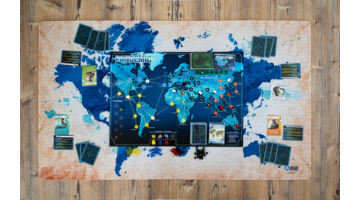 Watercolor world playmat - Pandemic